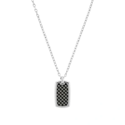 Abbildung von JOOP! Kette mit Anhänger Edelstahl Herren Halsschmuck, 50+2 cm, Silber, Kommt in Schmuck Geschenk Box, 2036806