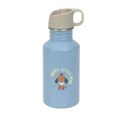 Abbildung von LÄSSIG Trinkflasche Edelstahlflasche BPA frei 500ml Kinder Kita Kindergarten auslaufsicher mit Sporttrinkverschluss/Bottle Stainless Steel Pattern Party blue/green