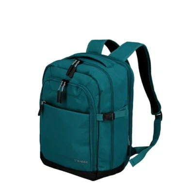 Abbildung von Travelite Kick Off Rucksack Petrol 06921 22 mit Rollen