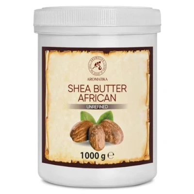 Abbildung von Shea Butter 1000g Kaltgepresst &amp; Unraffiniert African Sheabutter Rein Natürlich Karité Body Körperbutter Intensive Pflege für Gesicht Körper Haare Körperpflege