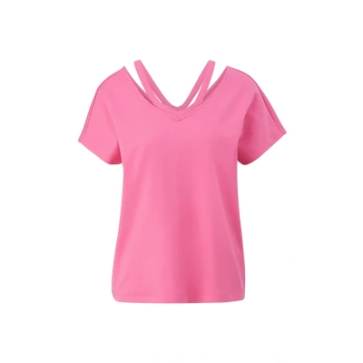 Abbildung von s.Oliver Tshirt basic, Damen, Größe: 34, Pink