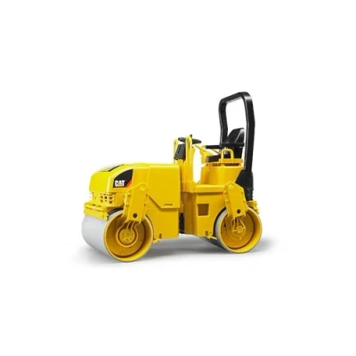 Abbildung von bruder 02433 Cat Tandem Vibrationswalze 1:16 BAU Fahrzeug Baustelle Baumaschine Straßenwalze