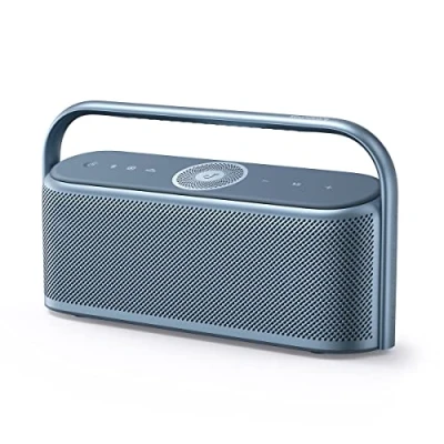 Abbildung von soundcore Motion x600 Bluetooth Lautsprecher, Lautsprecher Boxen mit Hi Res Spatial Audio 50W räumlicher Sound IPX7 Wasserschutz 12h Wiedergabe Pro EQ Tragegriff AUX IN (Blau)