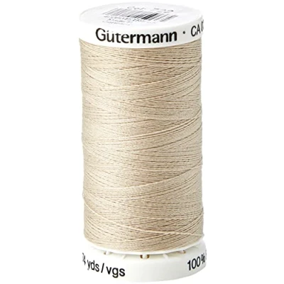 Abbildung von Gutermann 0722 Polyestergarn, 250 m, Beige Bone, Polyester, 5.5 x 2.7 cm