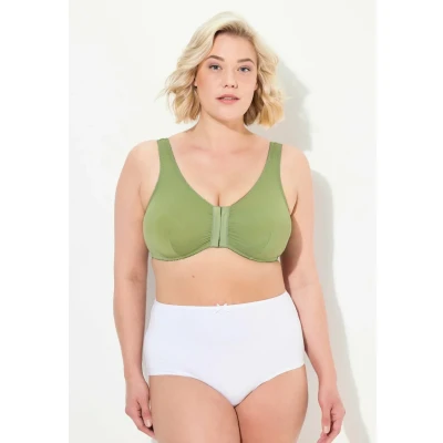 Abbildung von Ulla Popken Damen große Größen Übergrößen Plus Size Bustier, Vorderverschluss, C/D Cup, E/F Cup