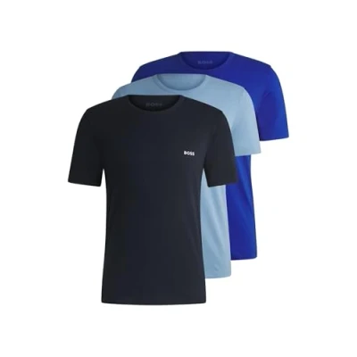Abbildung von BOSS Classic 3 PACK Nachtwäsche Shirt, Herren, Größe: XXL, Blue