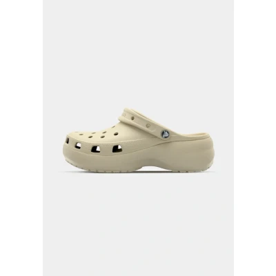 Abbildung von Crocs Classic Platform Pantolette flach, Damen, Größe: 42/43, White Schuhe