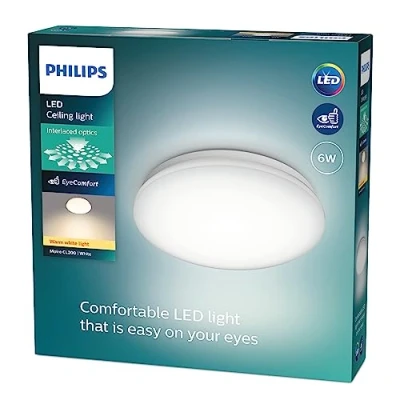Abbildung von Philips Moire Deckenleuchte, 6W, rund, kaltweiß, weiß