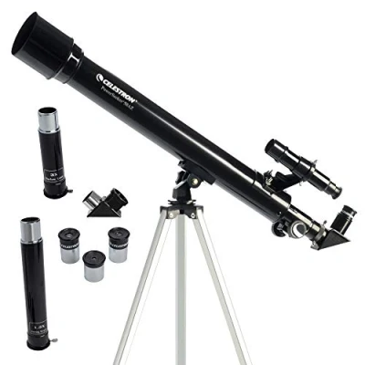 Abbildung von Celestron 21039 PowerSeeker 50AZ Refractor Telescope, Black