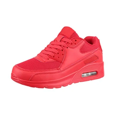Abbildung von Elara Damen Herren Sneaker Unisex Sport Laufschuhe Turnschuhe Chunkyrayan H001 Z001 Red 39