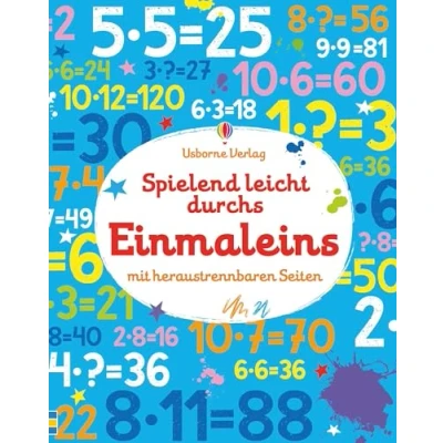 Abbildung von Spielend leicht durchs Einmaleins: mit heraustrennbaren Seiten (Usborne Mitmach Blöcke)