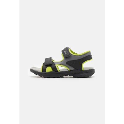 Abbildung von Geox J Vaniett BOY Trekkingsandale für Kinder, Größe: 27, Black/lime Schuhe