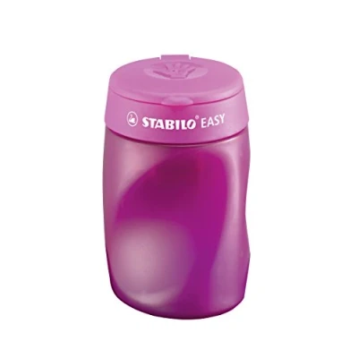 Abbildung von Ergonomischer Dosen Spitzer für Rechtshänder STABILO EASYsharpener 3 in 1 pink