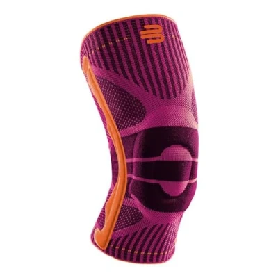 Abbildung von Bauerfeind Kniebandage „Knee Support“ mit Silikonring, Rechts &amp; links tragbar