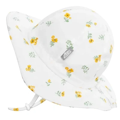 Abbildung von Jan &amp; Jul Atmungsaktiver Baby Sonnenhut für Mädchen (M: 6 24 Monate, Yellow Flower)