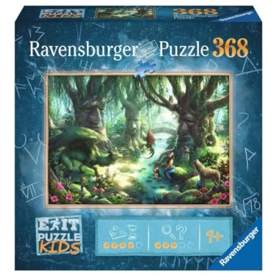 Abbildung von Ravensburger EXIT Puzzle Kids 12955 Der magische Wald 368 Teile für Kinder ab 9 Jahren, Kinderpuzzle