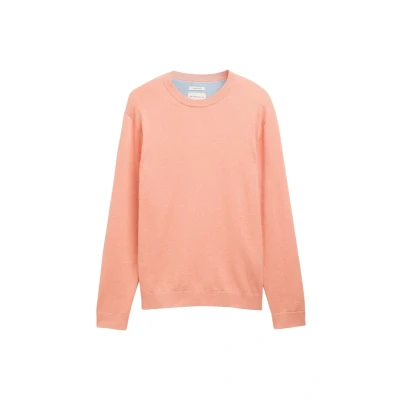 Abbildung von TOM Tailor Strickpullover, Herren, Größe: XL, Hazy coral rose melange
