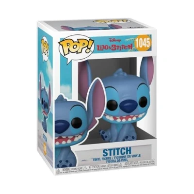 Abbildung von Funko Pop! Disney: Smiling Seated Stitch Lilo and Vinyl Sammelfigur Geschenkidee Offizielle Handelswaren Spielzeug Für Kinder und Erwachsene Movies Fans Modellfigur Sammler