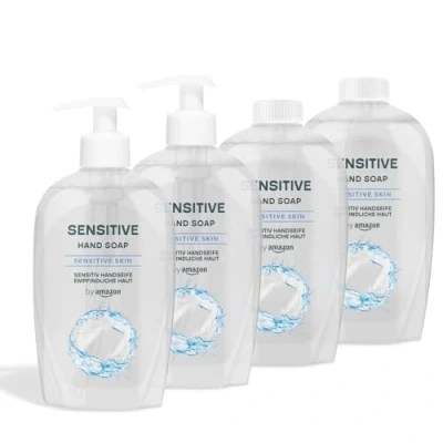 Abbildung von by Amazon Sensitive Handseife, 4 x 500 ml