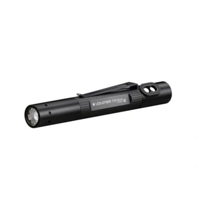 Abbildung von Ledlenser P2R Work Mini LED Stiftleuchte für Werkstatt u. Handwerker, aufladbar mit Lithium Akku, 110 Lumen, fokussierbar, Leuchtweite 90m, Clip, USB Magnetladekabel Penlight, único