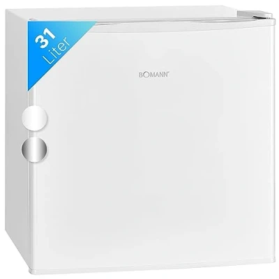 Abbildung von Bomann® Gefrierbox 31L Nutzinhalt Gefrierschrank klein mit Gitterablage wechselbarer Türanschlag &amp; stufenlose Temperaturregelung Mini 4 Sterne Kennzeichnung GB 341.1 weiß