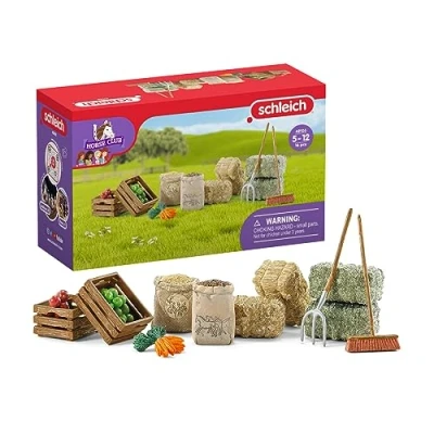 Abbildung von schleich 42105 Futterset, für Kinder ab 3+ Jahren, FARM WORLD Zubehör