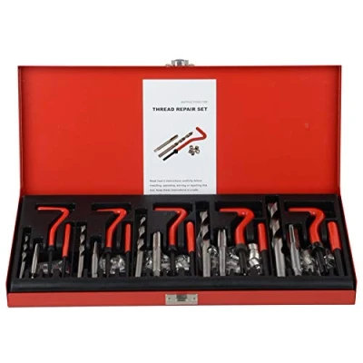 Abbildung von DAYUAN 131 tlg Gewinde Reparatur Satz Bohrer Sleeves Helicoil Auto Motor M5 M6 M8 M10 M12 Gewindehüls