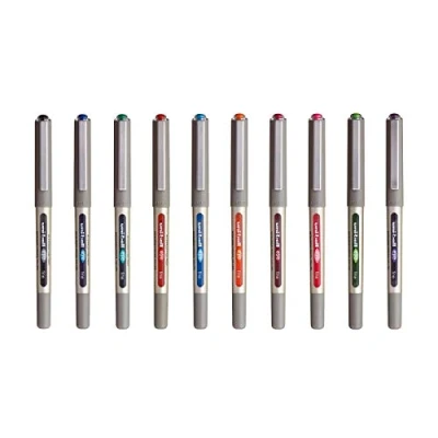 Abbildung von Uni ball Mitsubishi Pencil 10 Eye Fineliner UB 157 Tintenroller mit Flüssigtinte Spitze 0,7 mm Schreiben Medium Sortiment von 8 verschiedenen Farben