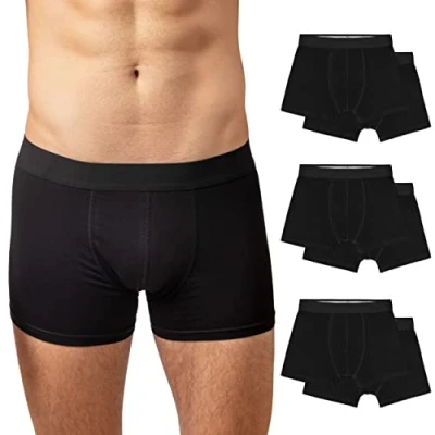 Abbildung von Snocks 6PACK Panties, Herren, Größe: Medium, Schwarz