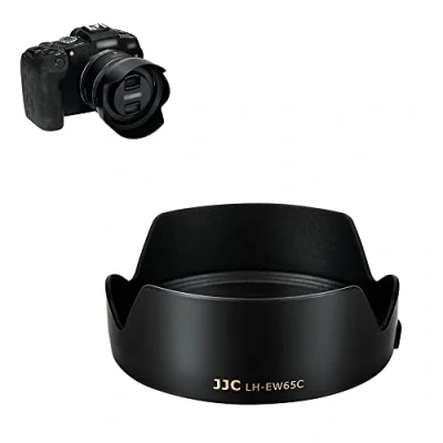 Abbildung von JJC EW 65C Gegenlichtblende Streulichtblende für Canon RF 16 mm F2.8 STM Objektiv, wendbare reduziert Streulicht verhindert Reflexion schützt das Objektiv