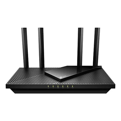 Abbildung von TP Link Archer AX55 Wi Fi 6 WLAN Router, 2402 Mbit/s 5 GHz, 574 2,4 4 x Gigabit LAN Ports, 1 USB 3.0 Port, unterstützt keine DSL Funktion, Schwarz