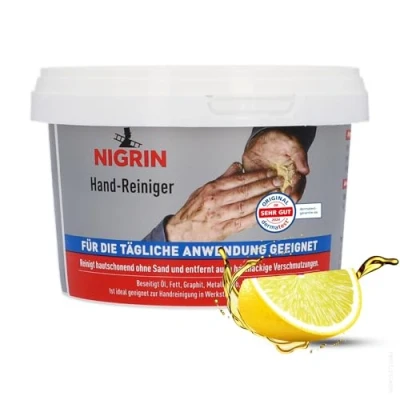 Abbildung von NIGRIN Handwaschpaste 500ml, reinigt hautschonend, entfernt hartnäckige Verschmutzungen, 1 Stück