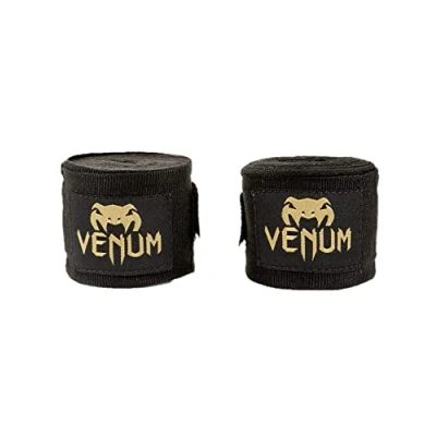 Abbildung von Venum Kontakt Boxbandagen Schwarz/Gold 4.5 M