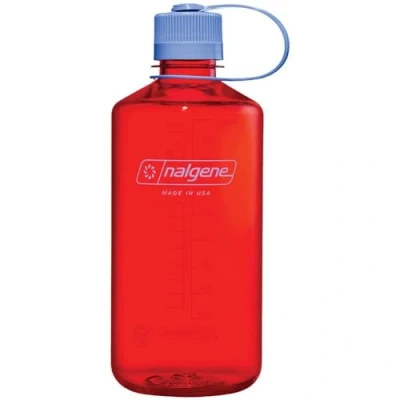Abbildung von Nalgene Wasserflasche Leichte Sustain Tritan BPA freie, bruchsichere Flasche für Rucksackreisen, Wandern, Fitnessstudio, 907 ml, schmaler Mund, Marmelade Orange, 32 oz