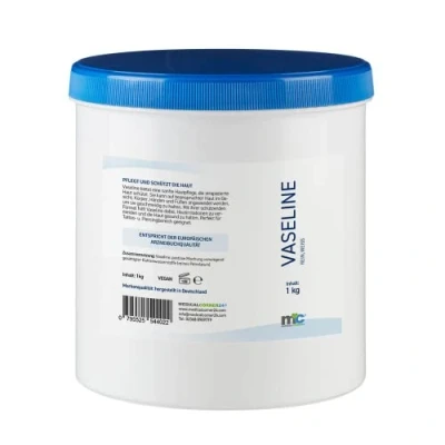 Abbildung von weiße Vaseline, Gel Hautpflege Körperpflege, Tattoo und Piercingbereich, 1 kg