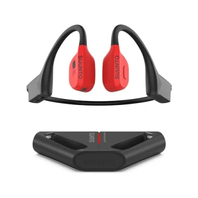 Abbildung von SUUNTO Wing Open Ear Knochenschall Kopfhörer,Bluetooth Kabellos Sport Kopfhörer,Kopfbewegungssteuerung, Eingebaute HD Mikrofon,IP67 Verschleißfest, Sicherheitsleuchten,bis zu 30 Std Akkulaufzeit