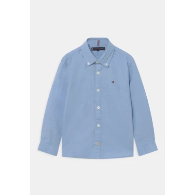 Abbildung von Tommy Hilfiger BOYS Stretch Oxford Hemd für Kinder, Größe: 98, Calm blue