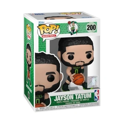 Abbildung von Funko Pop! NBA: Celtics Jayson Tatum (City Edition 24) Vinyl Sammelfigur Geschenkidee Offizielle Handelswaren Spielzeug Für Kinder und Erwachsene Sports Fans Modellfigur Sammler