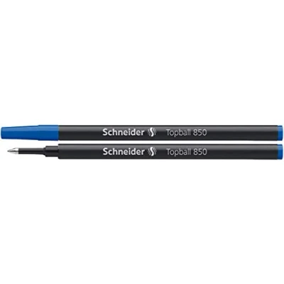Abbildung von Schneider 8503 Topball 850 Tintenroller Mine (Euro Format, Strichstärke 0,5 mm) 10er Packung blau