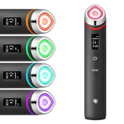 Abbildung von Medicube Age R Booster Pro 6 in 1 Total Care LED Therapy Device for Enhanced Absorption, Radiance,Elasticity,Facial Contouring,and Pore with 4 Modes Professional Skincare Comfortably at Home