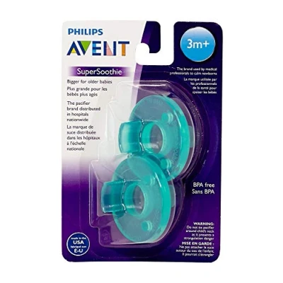 Abbildung von AVENT Soothie Schnuller aus Amerika ab 3 Monate (3m+) 2er Pack Grün