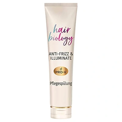 Abbildung von Hair Biology Pflegespülung, Anti Frizz &amp; Illuminate, 160ml, für widerspenstiges oder trockenes und coloriertes Haar, Menopause, Wechseljahre, Haarpflege
