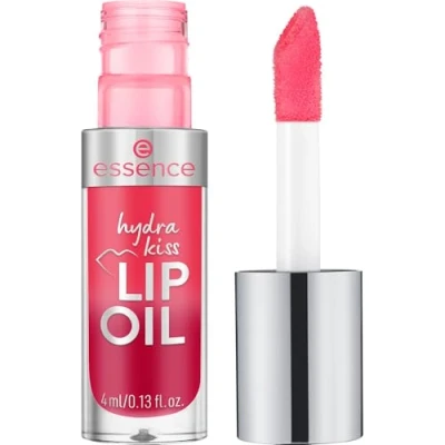 Abbildung von essence hydra kiss LIP OIL, Lipgloss, Nr. 03, Rot, feuchtigkeitsspendend, pflegend, mit Ölen, glänzend, vegan, ohne Parabene, Mikroplastikpartikel, Nanopartikel frei, 1er Pack (4ml)