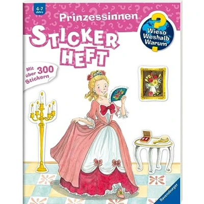 Abbildung von Wieso? Weshalb? Warum? Stickerheft: Prinzessinnen: Mit über 300 Stickern