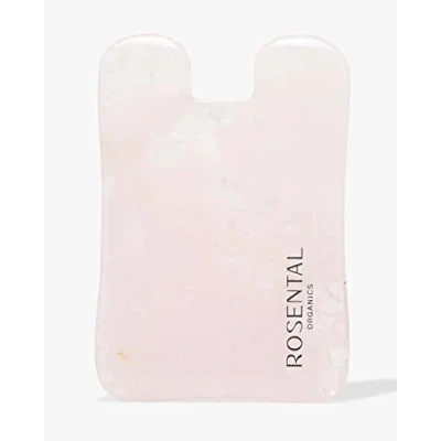 Abbildung von Rosental Organics ROSE Quartz GUA SHA Gesichtspflege Zubehör, Größe: 65 g, Rosenquarz
