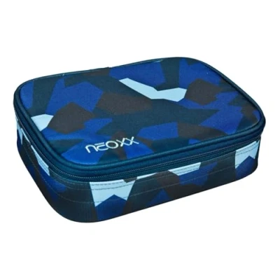 Abbildung von neoxx Schlamperbox Dunk Camo Nation aus recycelten PET Flaschen Platz für EIN Geodreieck Stifte Flap mit 26 Stifteschlaufen ca. 23,5 x 17 6,5 cm Jungen