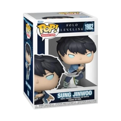 Abbildung von Funko Pop! Animation: Solo Leveling Sung Jinwoo 1/6 Quote Für Seltene Chase Variante Vinyl Sammelfigur Geschenkidee Offizielle Handelswaren Spielzeug Kinder und Erwachsene