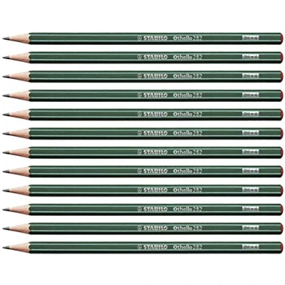 Abbildung von Bleistift STABILO Othello 12er Pack Härtegrad 2H