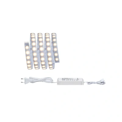 Abbildung von Paulmann 70668 LED Stripe MaxLED 500 Basisset 1,5 m Warmweiß 2700K Lichtband beschichtet Lichtstreifen 10W 825 lm 106 230/24 V 20 VA