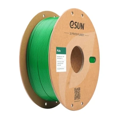 Abbildung von eSUN PLA+ Filament 1.75mm, 3D Drucker PLA Plus, Maßgenauigkeit +/ 0.03mm, 1kg Spule (2.2 LBS) Druck für Drucker, Grasgrün